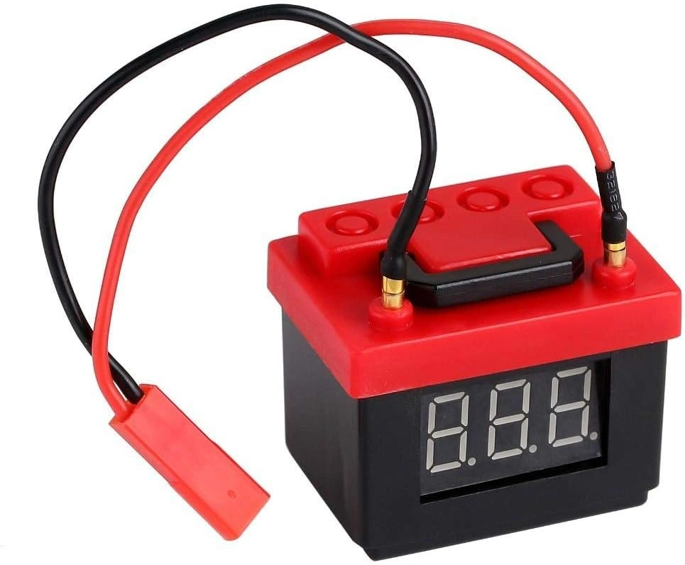 Epic 1/10 RC Car Battery Box - Red & Black, Unleash the Power!